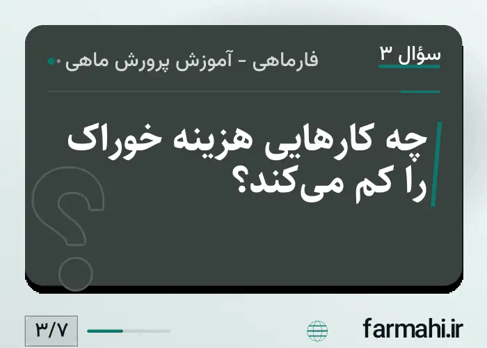 چه کارهایی هزینه خوراک را کم می‌کند؟