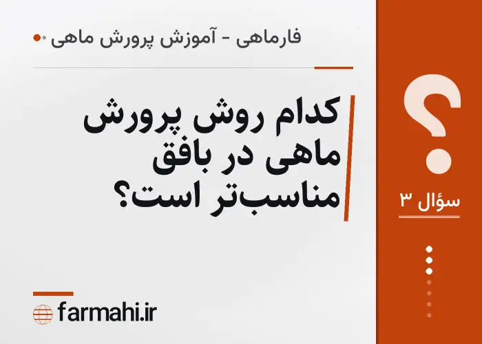 کدام روش پرورش ماهی در بافق مناسب‌تر است؟