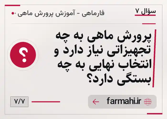 پرورش ماهی به چه تجهیزاتی نیاز دارد و انتخاب نهایی به چه بستگی دارد؟