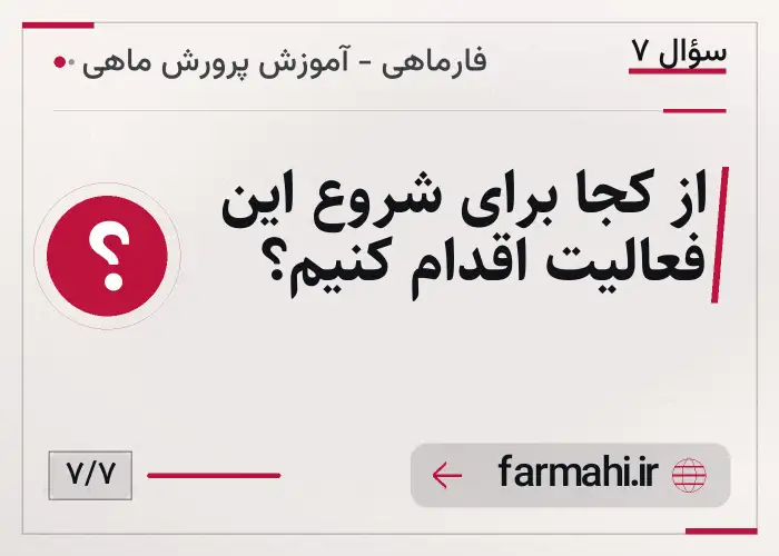 از کجا برای شروع این فعالیت اقدام کنیم؟