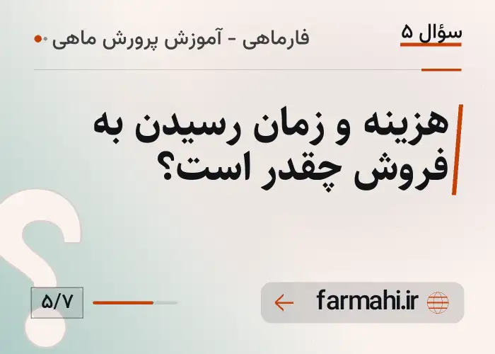 هزینه و زمان رسیدن به فروش چقدر است؟