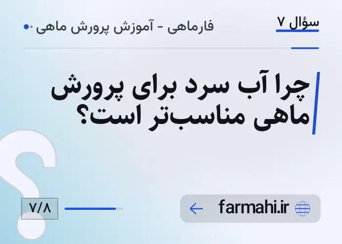 چرا آب سرد برای پرورش ماهی مناسب‌تر است؟