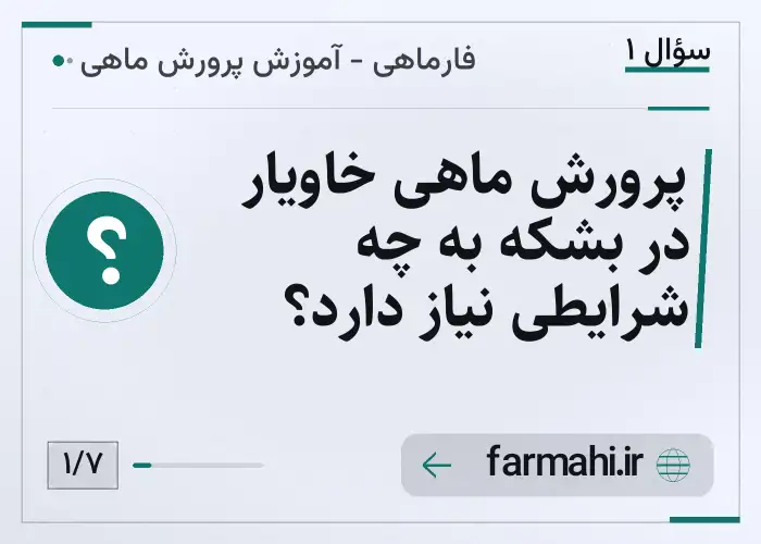 پرورش ماهی خاویار در بشکه به چه شرایطی نیاز دارد؟
