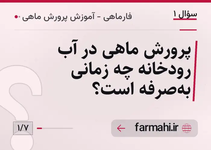 پرورش ماهی در آب رودخانه چه زمانی به‌صرفه است؟