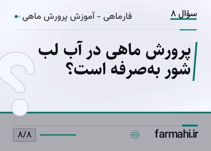 پرورش ماهی در آب لب شور به‌صرفه است؟