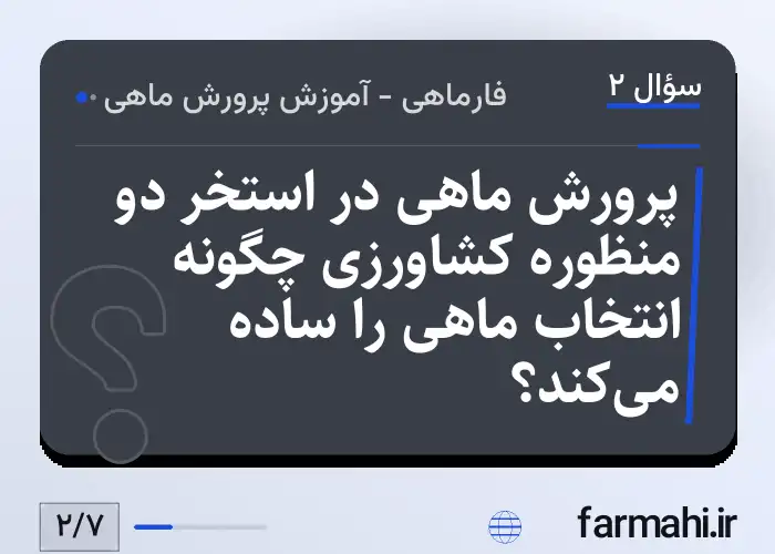 پرورش ماهی در استخر دو منظوره کشاورزی چگونه انتخاب ماهی را ساده می‌کند؟