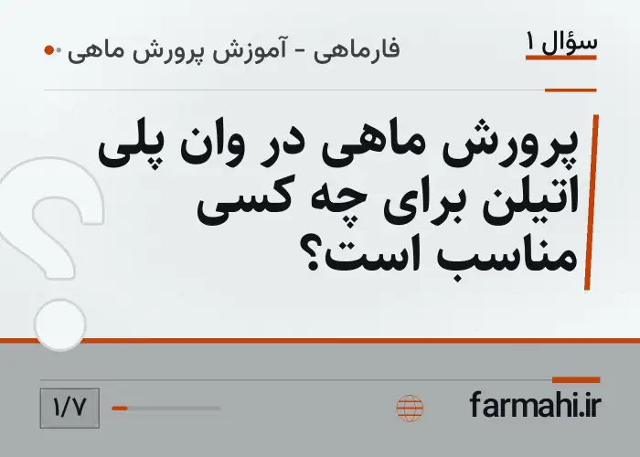 پرورش ماهی در وان پلی اتیلن برای چه کسی مناسب است؟