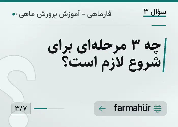 چه ۳ مرحله‌ای برای شروع لازم است؟