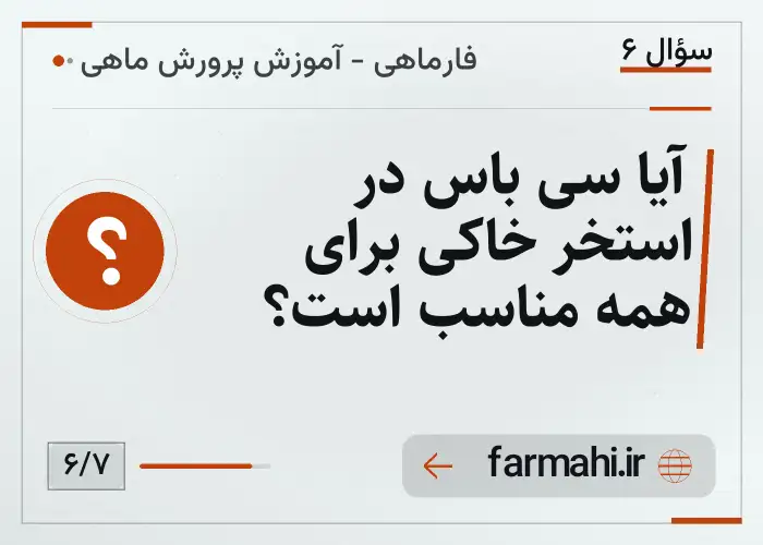 آیا سی باس در استخر خاکی برای همه مناسب است؟