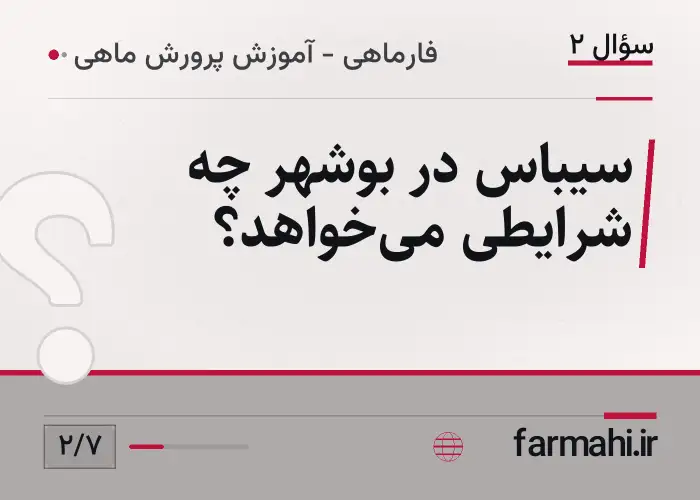 سیباس در بوشهر چه شرایطی می‌خواهد؟