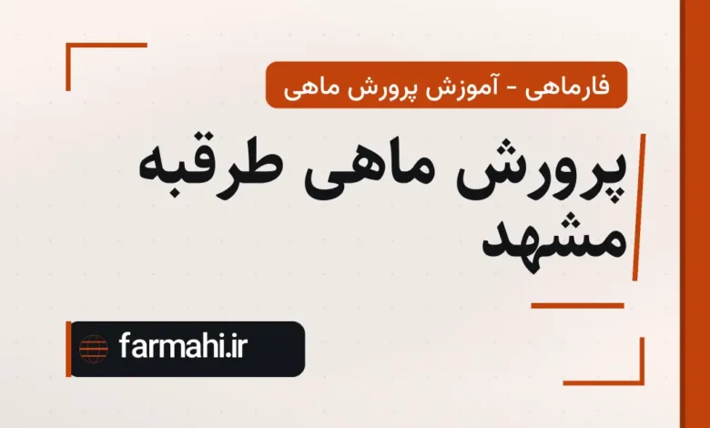 پرورش ماهی طرقبه مشهد
