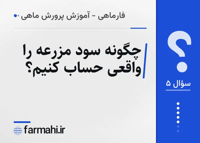 چگونه سود مزرعه را واقعی حساب کنیم؟
