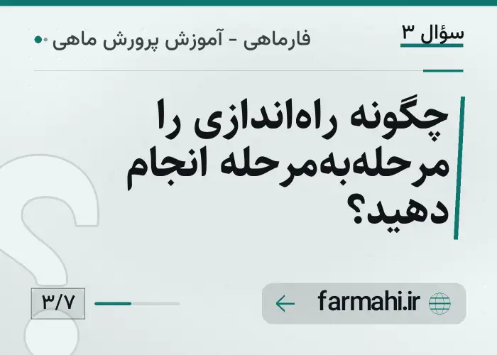 چگونه راه‌اندازی را مرحله‌به‌مرحله انجام دهید؟