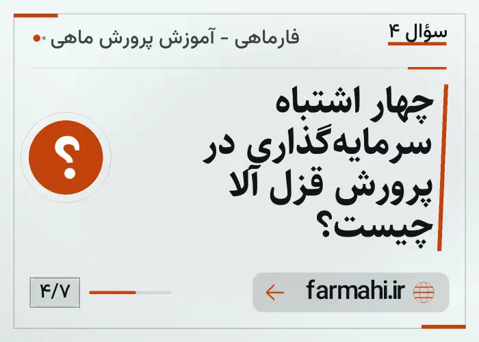 چهار اشتباه سرمایه‌گذاری در پرورش قزل آلا چیست؟