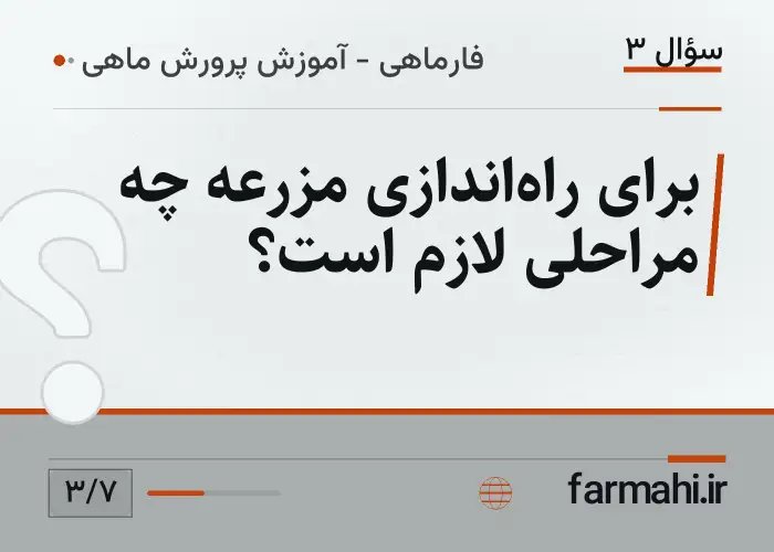 برای راه‌اندازی مزرعه چه مراحلی لازم است؟