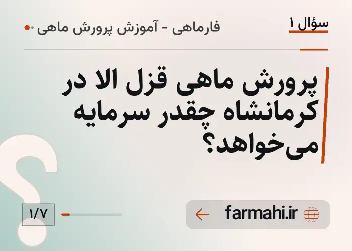 پرورش ماهی قزل الا در کرمانشاه چقدر سرمایه می‌خواهد؟