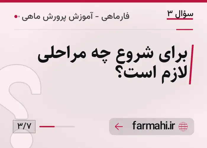 برای شروع چه مراحلی لازم است؟