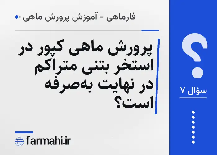 پرورش ماهی کپور در استخر بتنی متراکم در نهایت به‌صرفه است؟