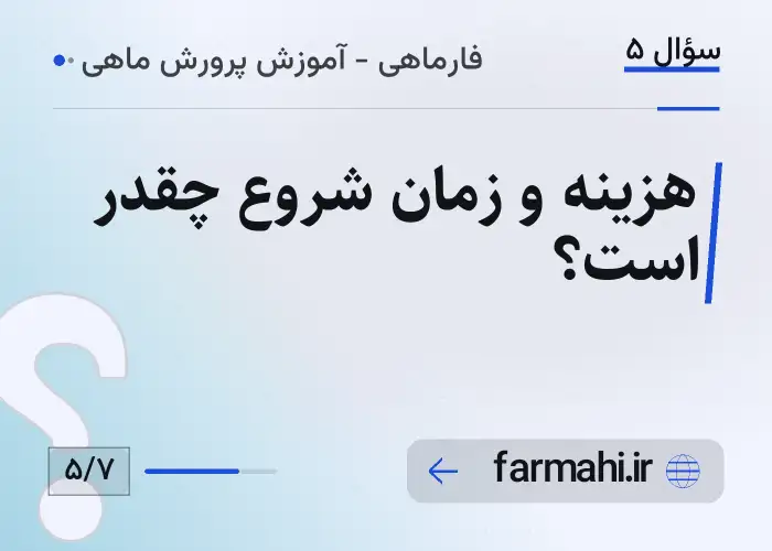 هزینه و زمان شروع چقدر است؟