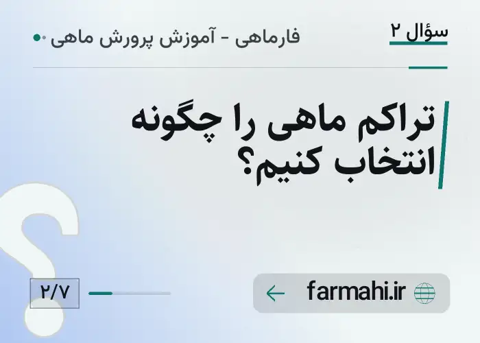 تراکم ماهی را چگونه انتخاب کنیم؟