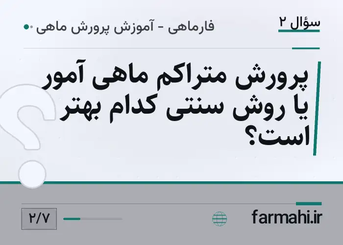 پرورش متراکم ماهی آمور یا روش سنتی کدام بهتر است؟