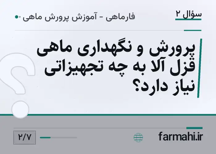 پرورش و نگهداری ماهی قزل آلا به چه تجهیزاتی نیاز دارد؟