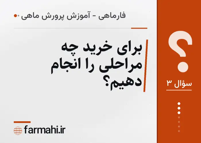 برای خرید چه مراحلی را انجام دهیم؟