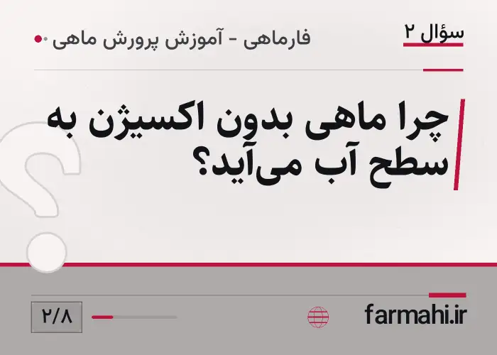 چرا ماهی بدون اکسیژن به سطح آب می‌آید؟