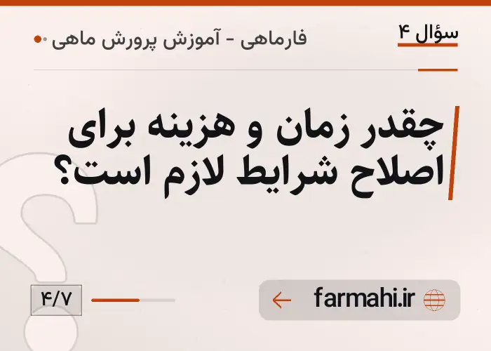 چقدر زمان و هزینه برای اصلاح شرایط لازم است؟