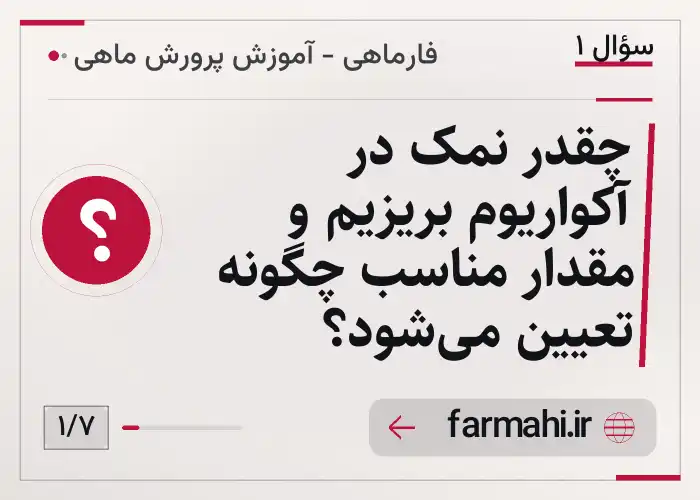 چقدر نمک در آکواریوم بریزیم و مقدار مناسب چگونه تعیین می‌شود؟