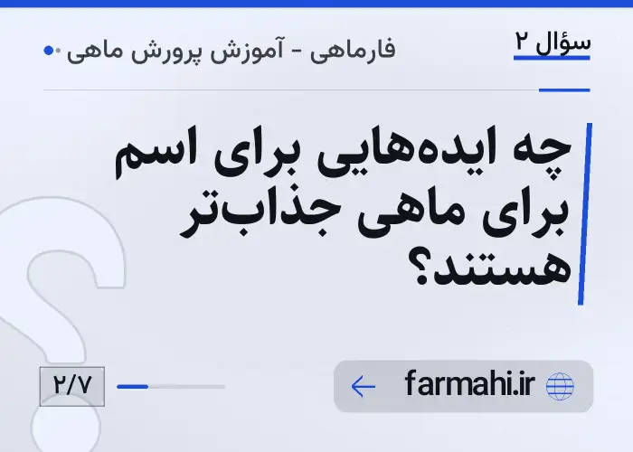 چه ایده‌هایی برای اسم برای ماهی جذاب‌تر هستند؟