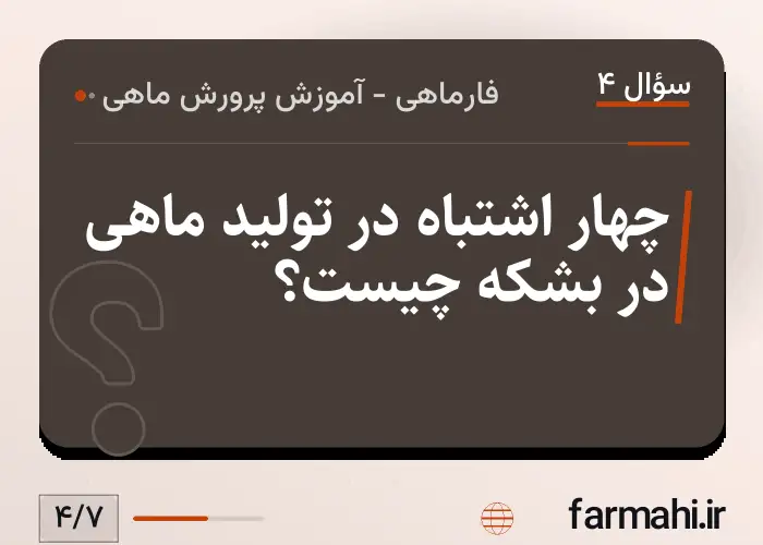 چهار اشتباه در تولید ماهی در بشکه چیست؟