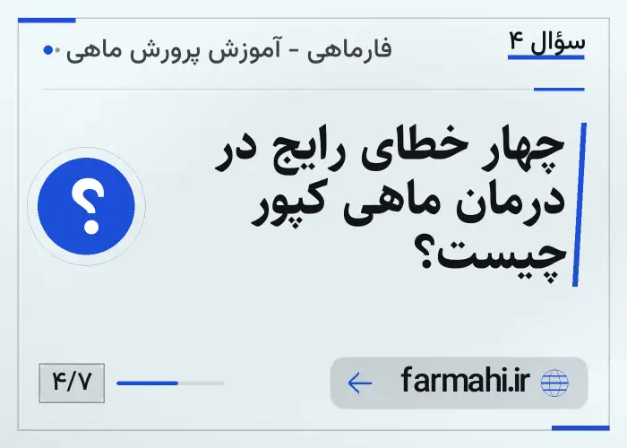 چهار خطای رایج در درمان ماهی کپور چیست؟