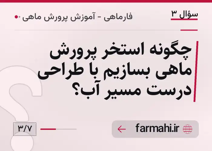 چگونه استخر پرورش ماهی بسازیم با طراحی درست مسیر آب؟