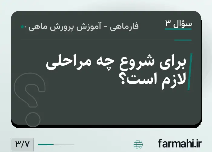 برای شروع چه مراحلی لازم است؟