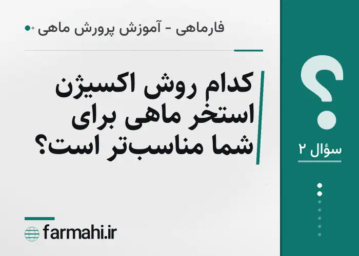کدام روش اکسیژن استخر ماهی برای شما مناسب‌تر است؟