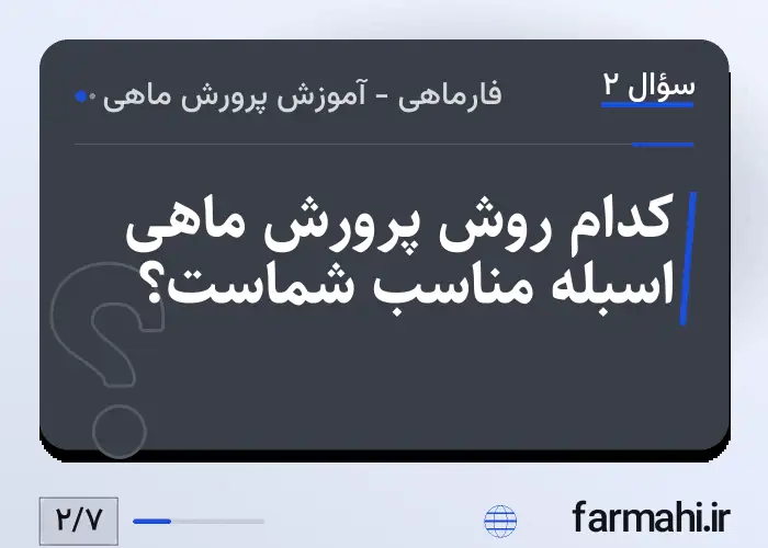 کدام روش پرورش ماهی اسبله مناسب شماست؟
