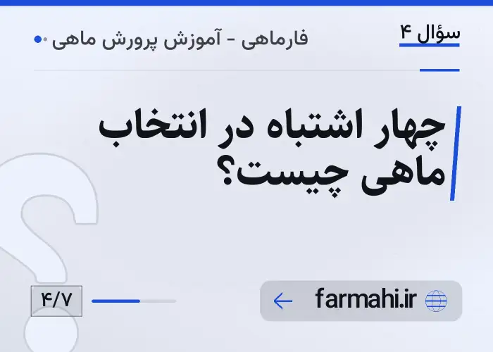 چهار اشتباه در انتخاب ماهی چیست؟