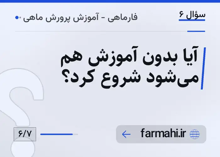 آیا بدون آموزش هم می‌شود شروع کرد؟