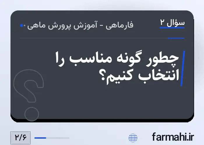 چطور گونه مناسب را انتخاب کنیم؟
